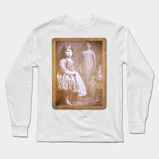 Caught Raising Ghost Child | Archival Spirit Photography | Ghost Captured on Camera | 1894 Long Sleeve T-Shirt